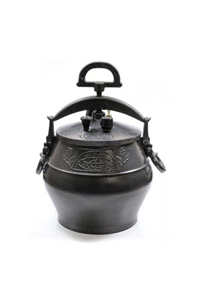 Tandor Afghan Aluminum Pressure Cauldron 15 L - Black