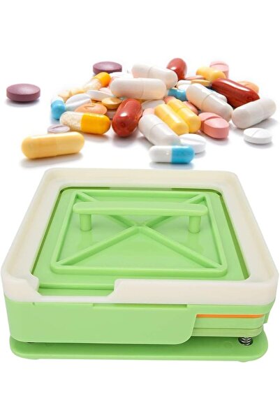 genernic 100 Holes Capsule Filling Machine, Manual Capsule Filler for Size 0 (Grass Green 0#)
