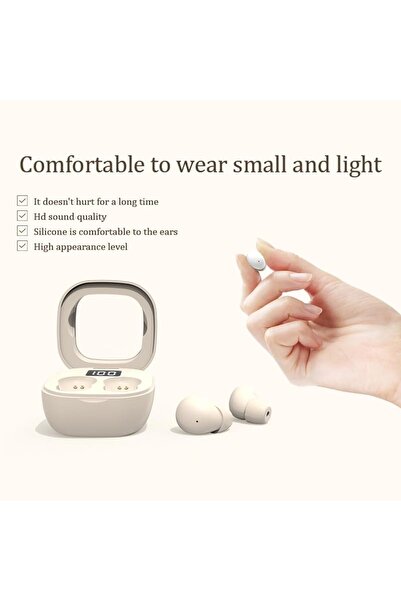 Generic Invisible Earbuds for Work/Sleep: Small Ear Canals, Bluetooth 5.3, 24H Battery