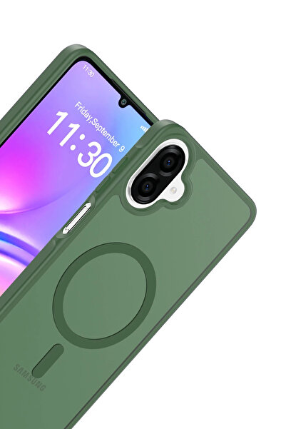 Fuchsia Samsung Galaxy A07 Jota Magsafe Cover - Dark Green