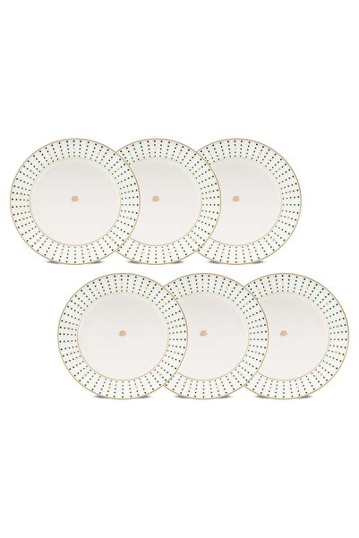 Jumbo Navy Yeşil 6'lı Pasta Tabağı