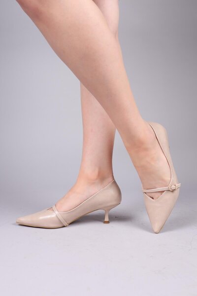 Birikon Cortez V Low-Cut Piped Stiletto Ten
