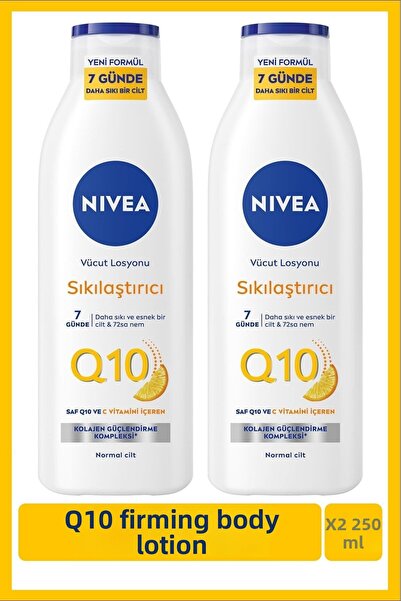 NIVEA Q10 Firming Body Lotion 250ml, Firming in 7 Days, Vitamin C, Moisturizi...