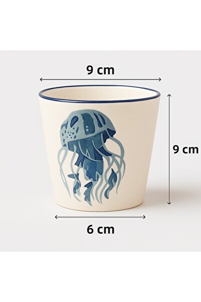 M'art Home İmroz Jellyfish Single Mug 300 Ml.