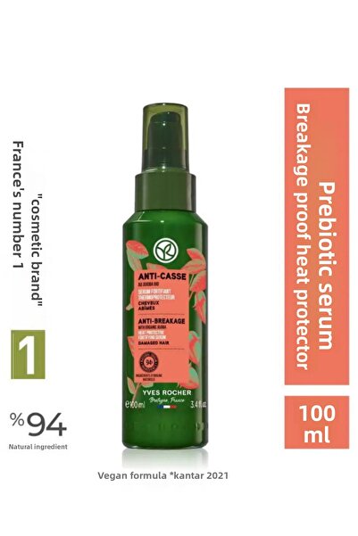 Yves Rocher سيروم حماية الشعر من الحرارة للشعر التالف والجاف جدًا 100 مل مع ز...