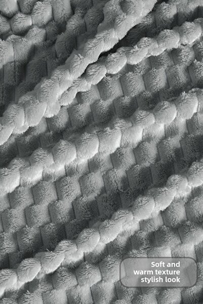Elart Star Blanket Double Size Wellsoft (180X220 cm) Gray