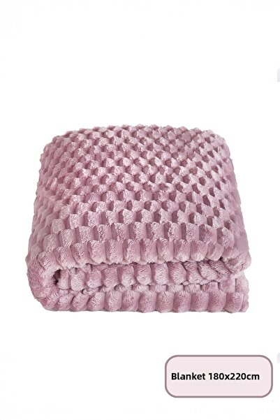 Elart Star Blanket Double Size Wellsoft (180X220 cm) Dusty Rose
