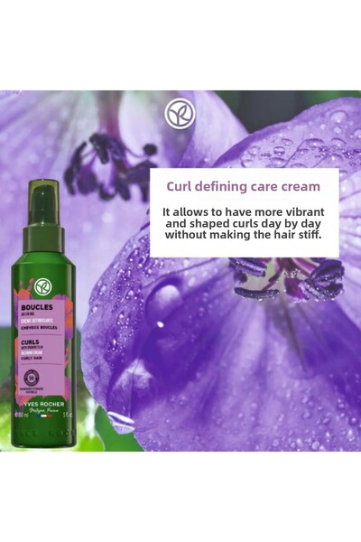 Yves Rocher Curl Defining Conditioner Moisturizing Vegan Treatment for Curly and Wavy Hair