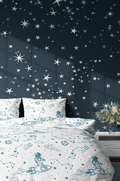 Zeynep Tekstil Single Cotton Duvet Cover Set - Duvet Cover and Pillowcase| BED WITHOUT SHEET