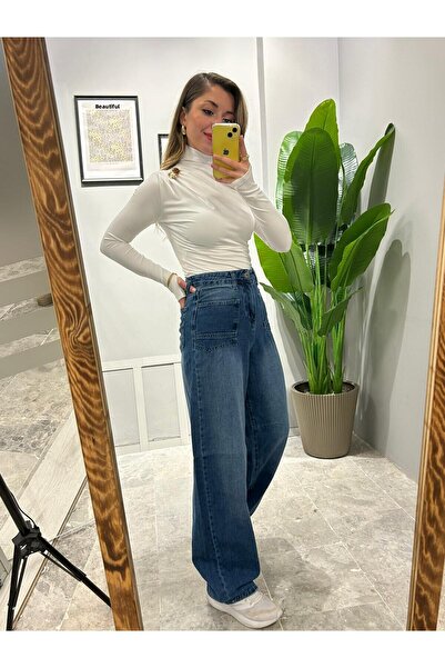 QBZ SUPER talie înaltă BAGGY JEAN