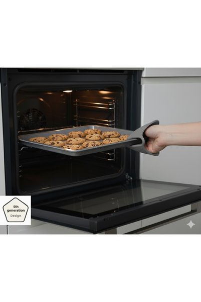 5Gen Tasarım Kitchen Oven Mitt Heat Resistant Silicone Holder (1 Pair)