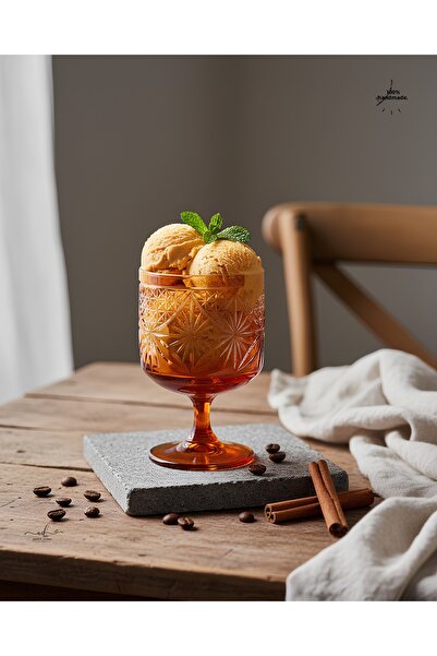 AKDEN STORE Cut Crystal Decor Maple Cup, Magnolia Bowl