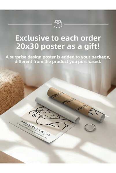 VOGLOO Frameless Poster Metropol in the Shadows