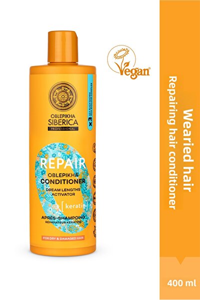 Natura Siberica بلسم إصلاح خاص للشعر التالف 400 مل - إن إس أو ريبير أوبليبيكا