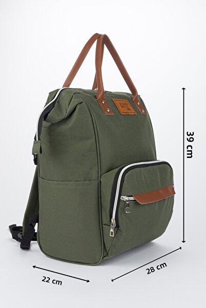 Lui Baby Mother Baby Care Backpack with Strap Attachment and Leather Detail