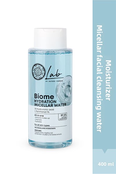 Natura Siberica ماء ميسيلار منظف ومرطب 400 مل - لاب باي إن إس. البيوم.