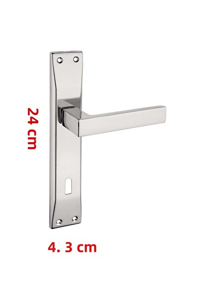 Nobel New Mirrored Avanti Room Door Knob - Nickel Satin Color - for 1 Door, Ships as a Set