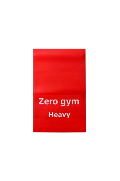 ZEROGYM Exercise Band Pilates Band, 150Cmx15Cmx0.65Cm Red Heavy