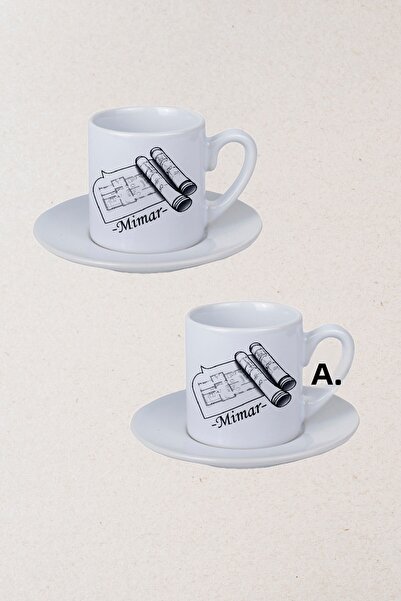 Ormira Konsept طقم فناجين قهوة تركية من شركة إيندويل مهارم بي مطبوع