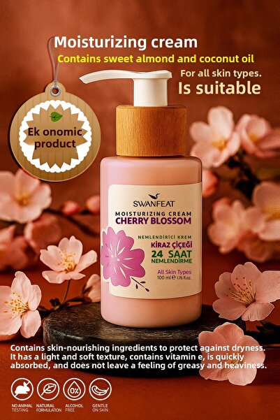 SWANFEAT Moisturizing Nourishing Cream |   Vitamin E, Sweet Almond and Coconu...