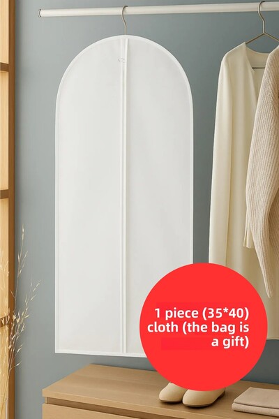 Dr.Smt غطاء فستان، حقيبة حمل لحماية الملابس، غطاء فستان أبيض من جامبوتش 60*20...