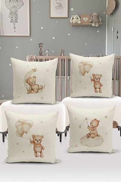 Filamente Set de huse de pernă 4 bucăți pentru cameră pentru copii imprimat digital