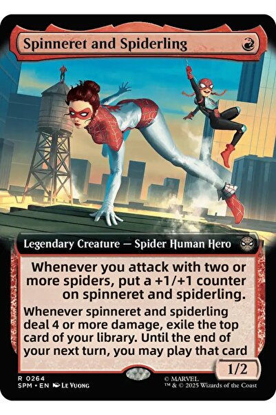 Magic The Gathering بطاقة اللعب المرخصة من Spinneret and Spiderling R-0264