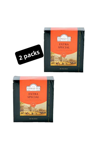 cesim ahmed tea شاي أحمد سالماك شاي عطري برائحة البرغموت 2 × 100 = 200 قطعة