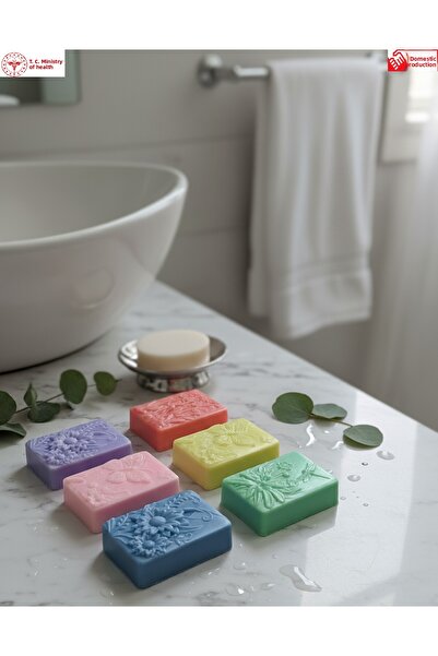 SEYORASOAP Lavender Scented Natural Soap Set of 6 – Hand Washing – Gift Soap Set