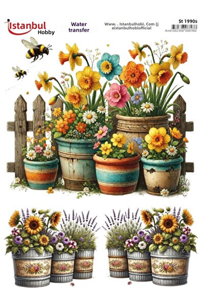 İstanbul Hobi Water Transfer Paper 25X35Cm St-1990