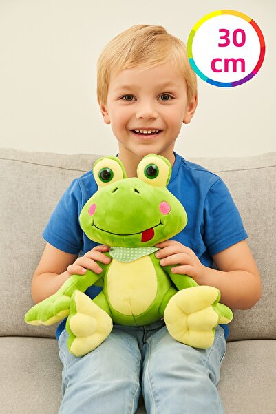 TOYFEST Sitting Plush Frog 30 cm