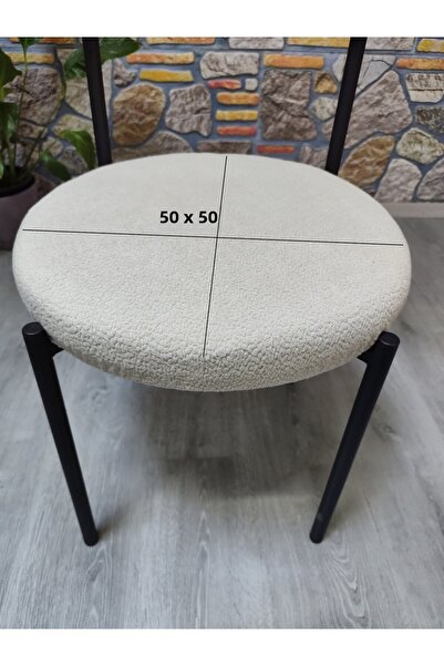 COVER TEKSTİL New Model Chair Cover Seating 50X50 Wood Shell