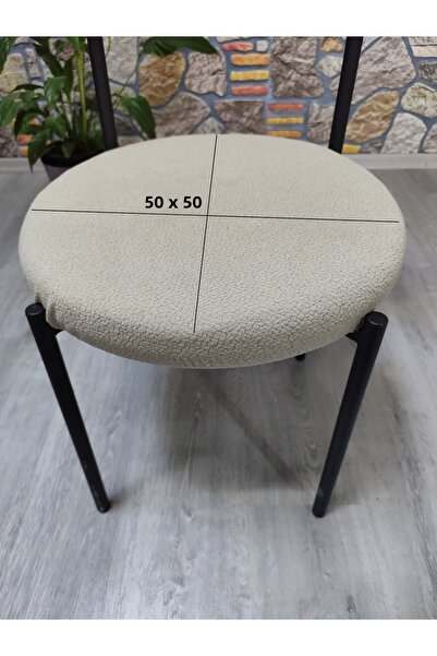 COVER TEKSTİL New Model Chair Cover Seating 50X50 Wood Shell