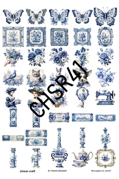 LİNEART ورق ديكور نحاسي بنمط تشينو رقم: CHSR41 - 29×42 سم