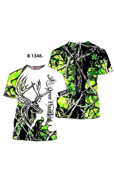 HT Outdoor Το μοντέλο μου είναι κοντό μπλουζάκι με σχέδιο ελάφιας