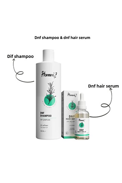 Homm Bitkisel شامبو دي إن إف 400 مل. & DNF سيروم للشعر 30 مل. (اثنان في واحد)