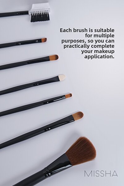 Missha Professional Makeup Brush Set + Special Case Black Brush Set