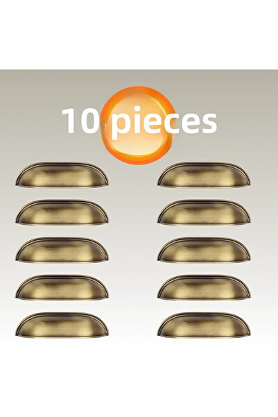 CAN METAL Mâner metalic pentru mobilier, dulap, sertar, vestiar, 96 mm, galbe...