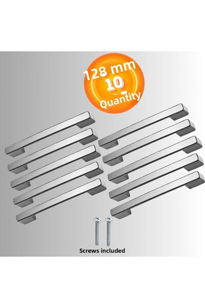 CAN METAL Λαβή Γέφυρας, Λαβή Ντουλαπιού, Λαβή Συρταριού, Μεταλλική Λαβή 128 Χ...