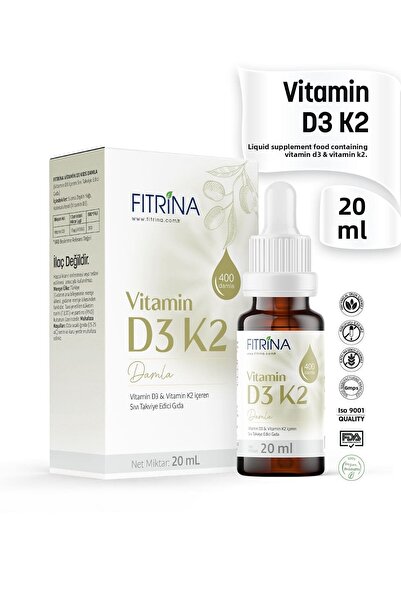FITRİNA فيتامين D3k2 قطرات 20 مل