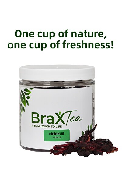 Brax هيبيسكوس - شاي نباتي طبيعي مجفف من زهرة الرمان - 100 جرام
