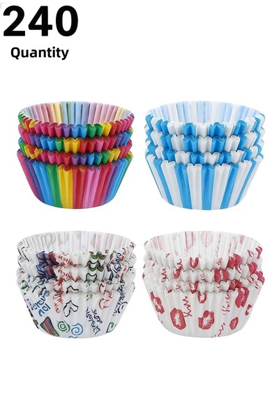 Doğuş Mutfak 240 Pieces Cake Pastry Capsule Cupcake Capsule