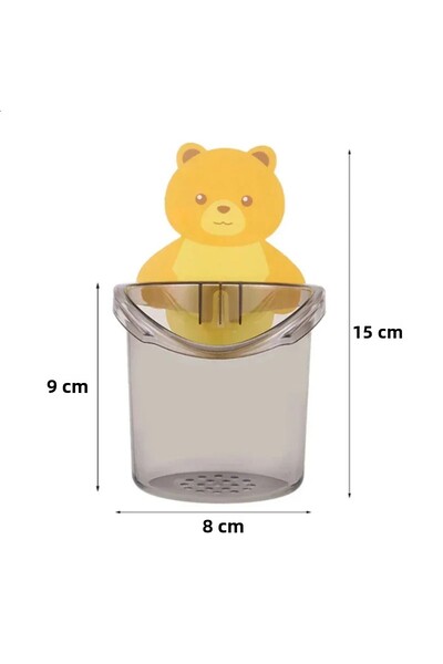 ForWhat Plastic Teddy Bear Design Organizer for Office Home Office Organization