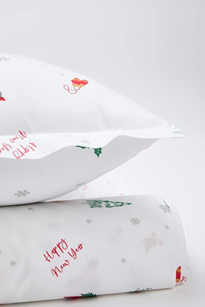 TRENDYOLMİLLA HOME New Year Themed Single Duvet Cover Set 160X220Cm Tphaw26Tkn00003