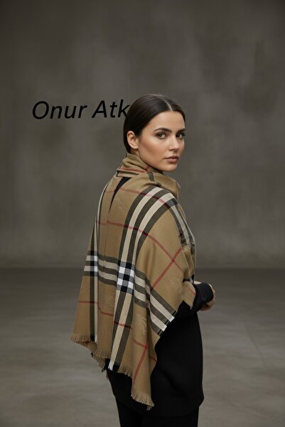 Onur Scarf - the Expected Winter Shoulder and Neck Scarf Has Arrived Thick Winter Product Plaid Pattern Trend Store