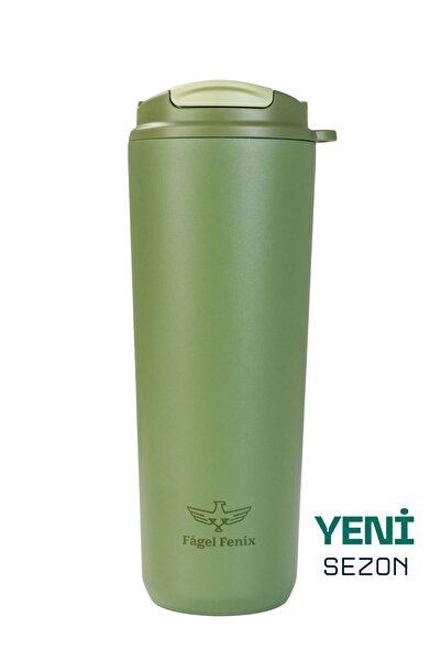 Fagel Fenix 710 ml Triple Sip Vibrant Forest Double Layer Stainless Steel Thermos Flask