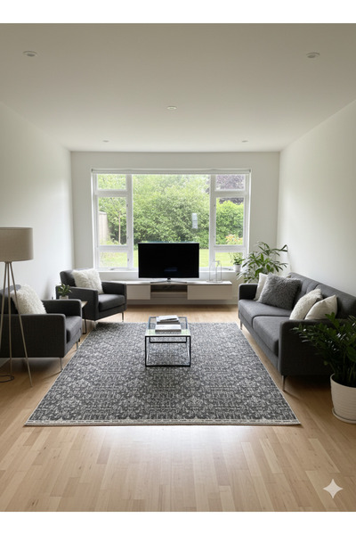 WOOF HOME Modern Cotton Carpet Cover Savan 6m2 Woven 200X300 Without Rubber