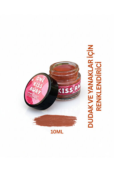 Odd One Out One Kiss Away Dudak ve Yanaklar için Renklendirici Balm