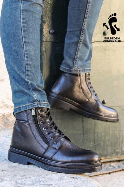 FAST STEP Ανδρικές κλασικές μπότες από γνήσιο δέρμα 943SMA926