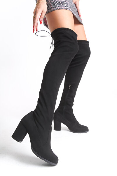 Riccon Dámské strečové boty Olivynra 0012100 černé